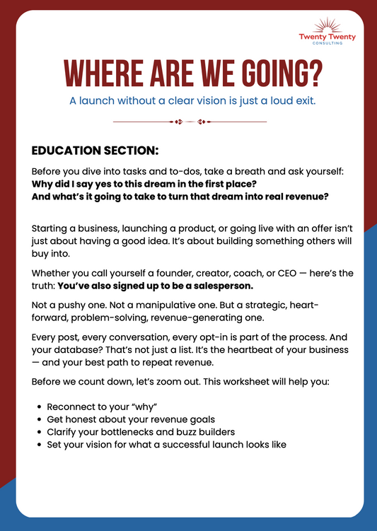 The Clear for Launch Kit: 30 Day Launch, from Vision to Revenue.